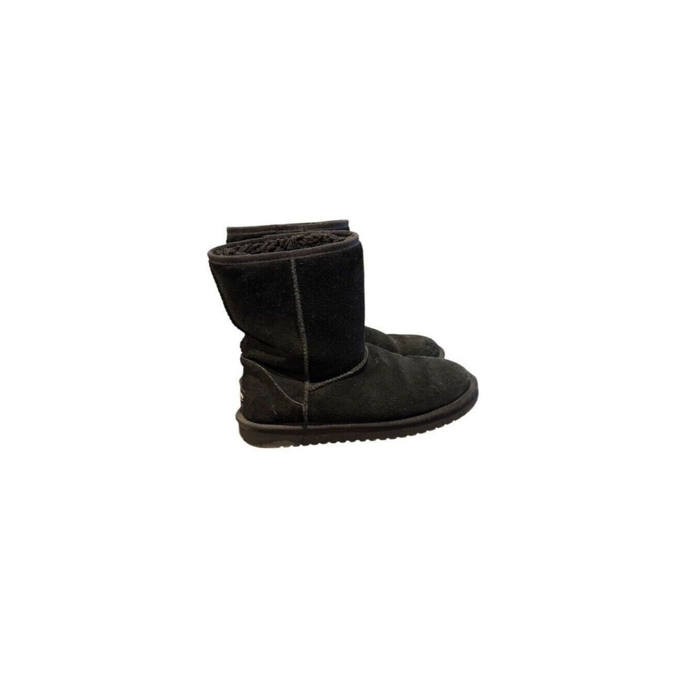 Koolaburra by UGG Koola Short Black Suede Winter Boots Size 8